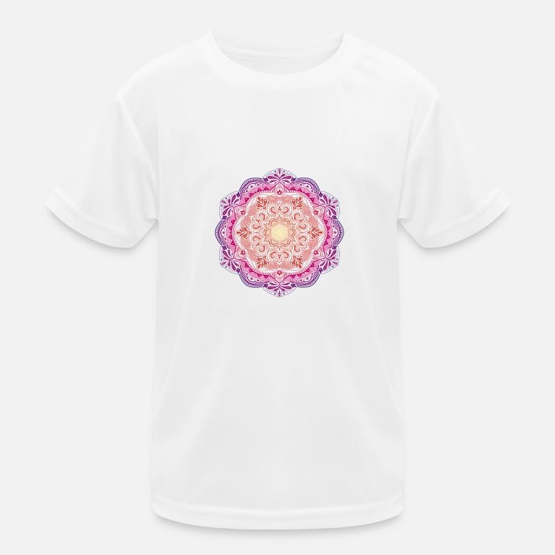 Mandala Kinder Funktions-T-Shirt