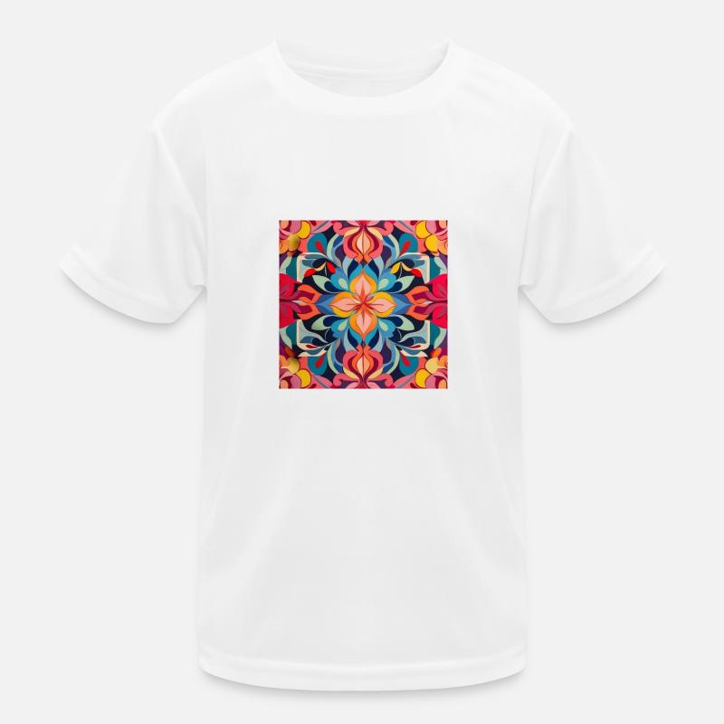 Floral pattern Kids Functional T-Shirt