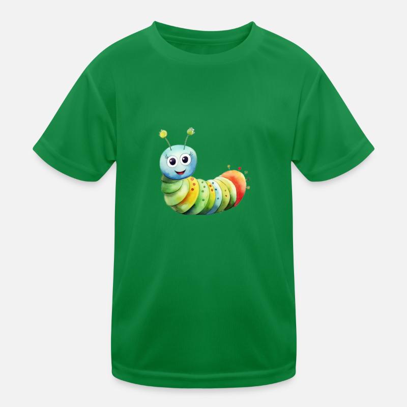 Caterpillar class class animal caterpillar Kids Functional T-Shirt