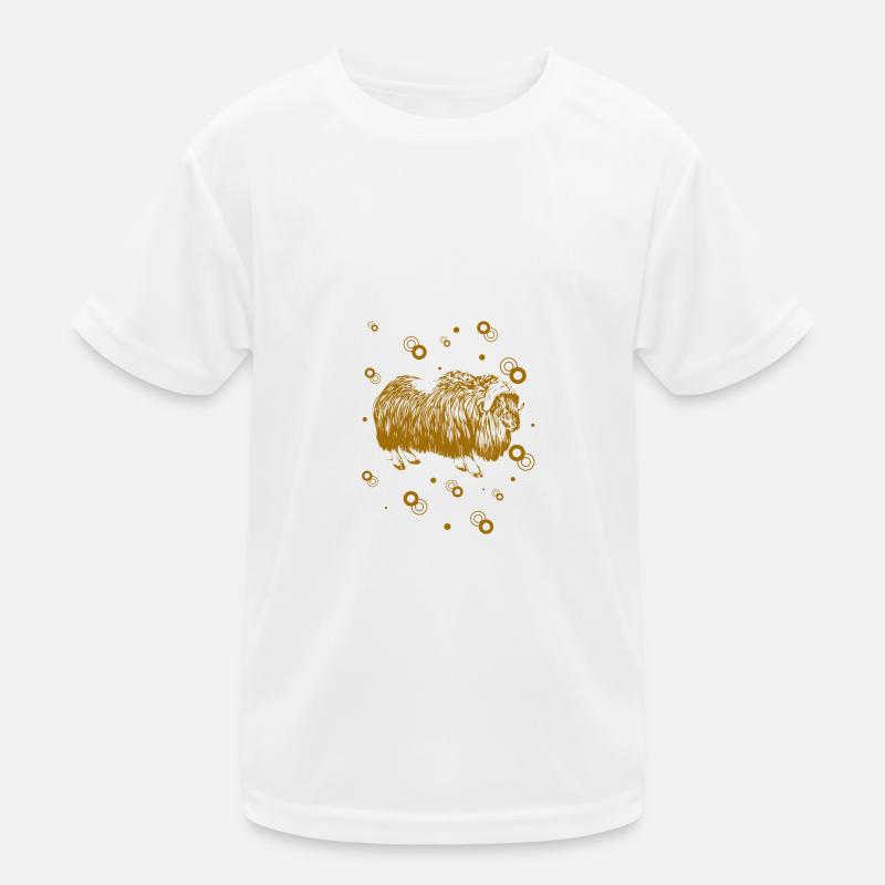Bison - Büffel Kinder Funktions-T-Shirt