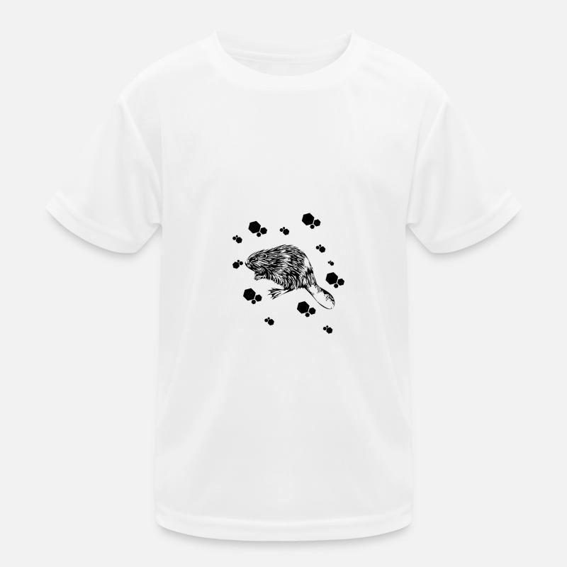 Marder - Hermelin - Wiesel Kinder Funktions-T-Shirt