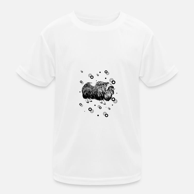 Bison - Büffel Kinder Funktions-T-Shirt