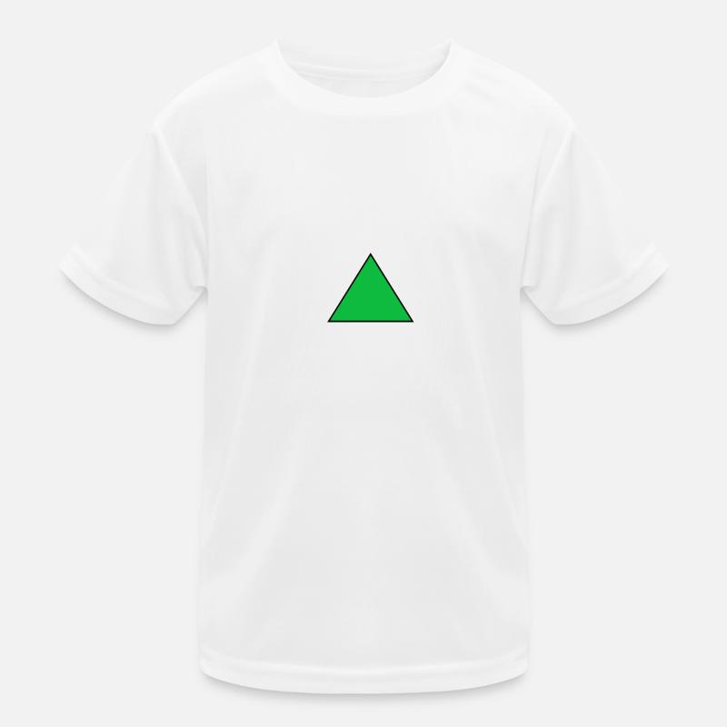 Triangle vert T-shirt sport Enfant