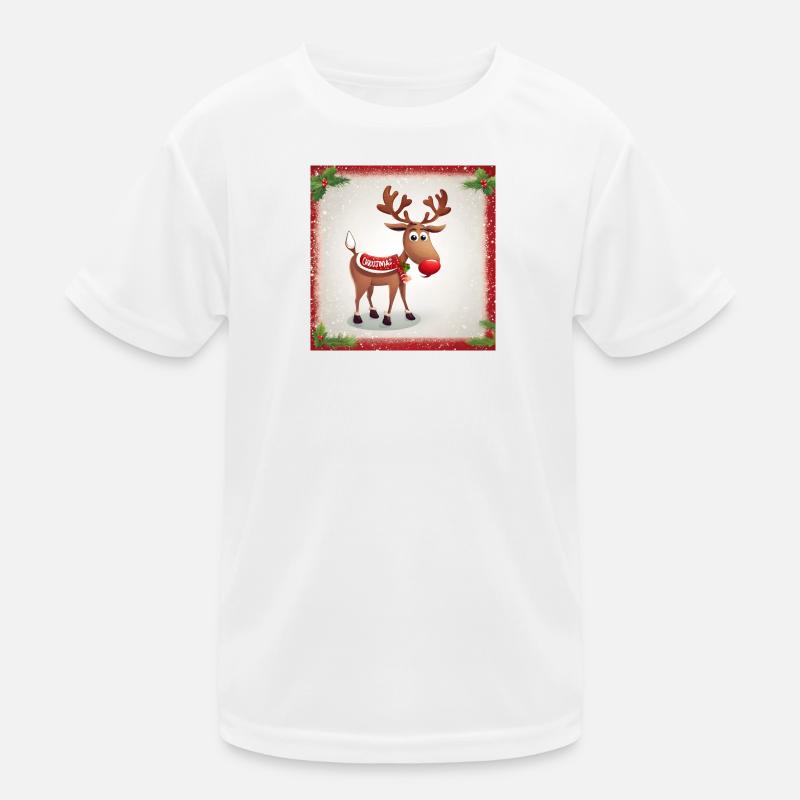 Noël de renne T-shirt sport Enfant