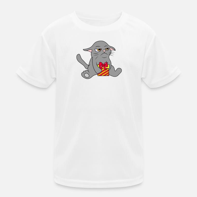 Grim Cat avec un cadeau T-shirt sport Enfant