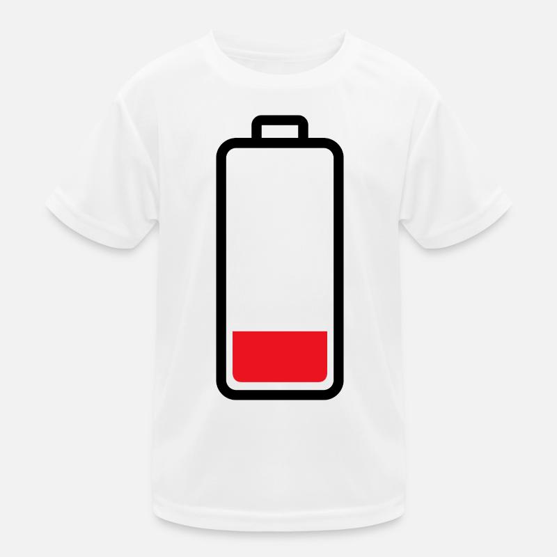 low battery Kids Functional T-Shirt