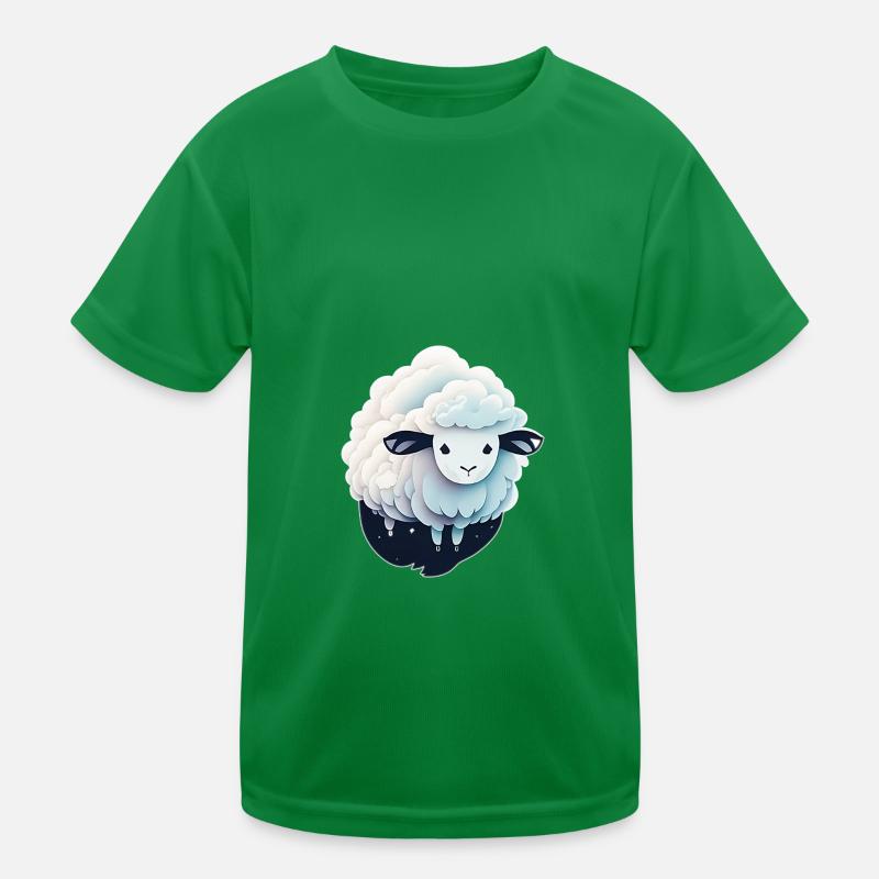 Schaf Kinder Funktions-T-Shirt