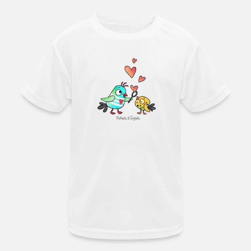 Bubble Hearts Kids Functional T-Shirt