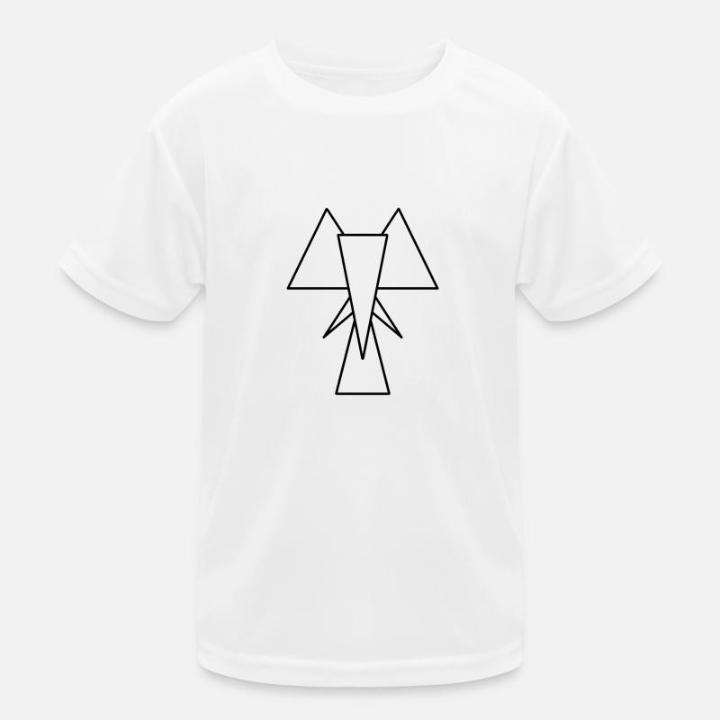 Triangle-Elephant Kinder Funktions-T-Shirt