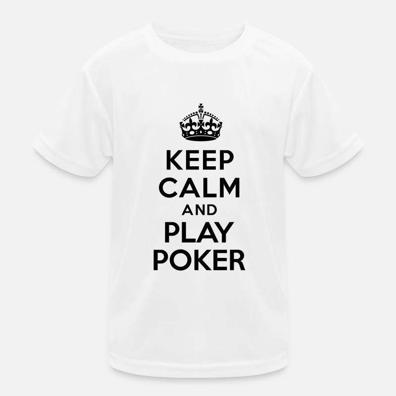 Keep calm play Cards T-shirt sport Enfant