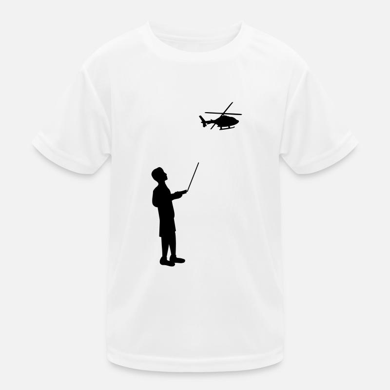 Remote-controlled model helicopter remote control Kids Functional T-Shirt