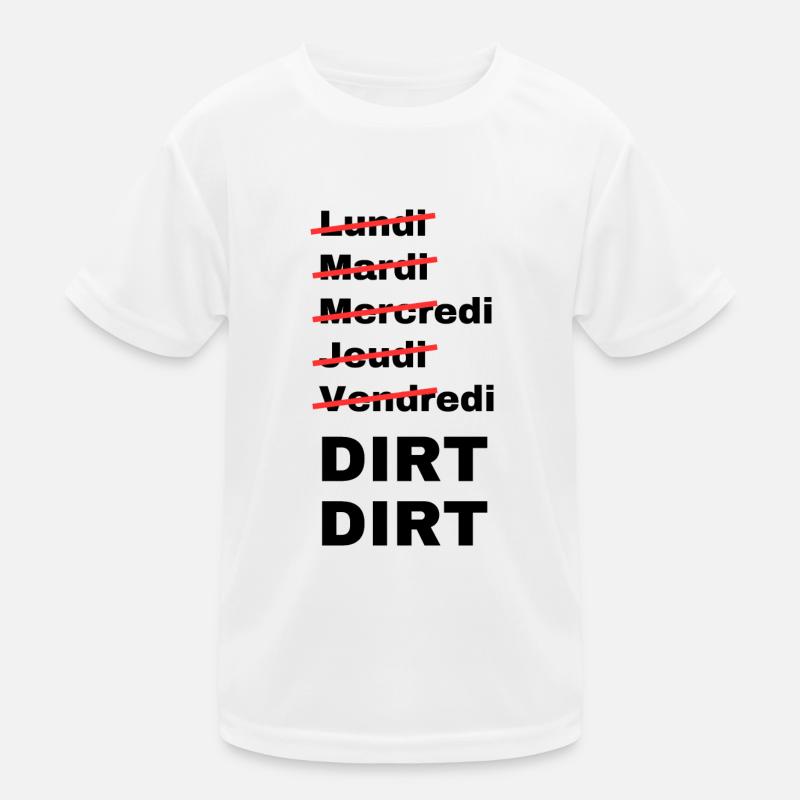 week-end dirt T-shirt sport Enfant