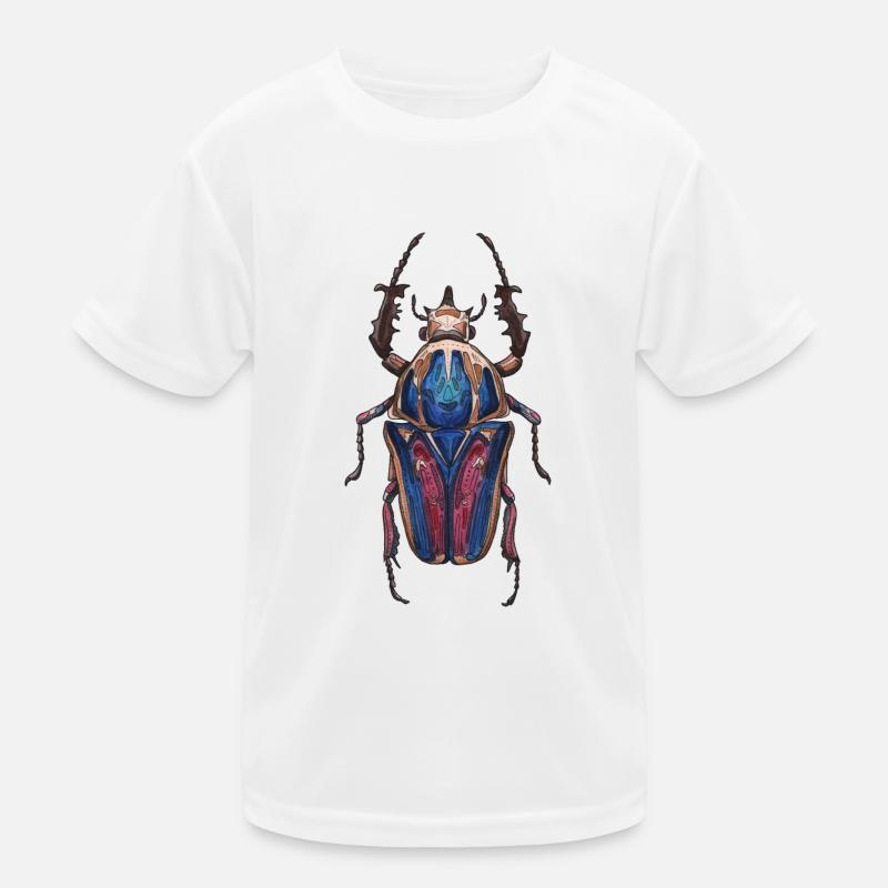 Big Beetle Stag - cerf géant - T-shirt sport Enfant - blanc
