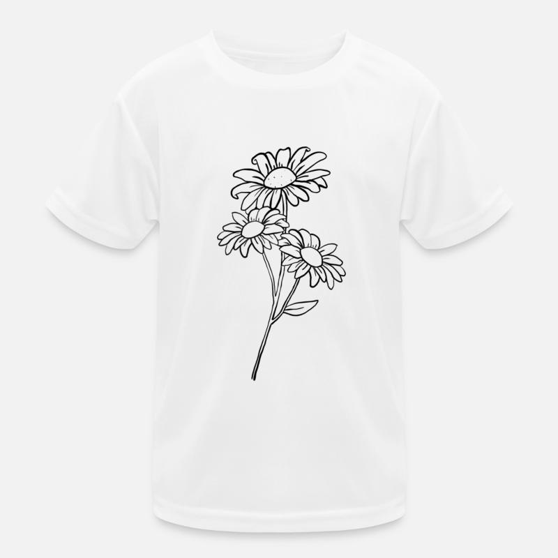 Gänseblümchen / Daisy Kinder Funktions-T-Shirt
