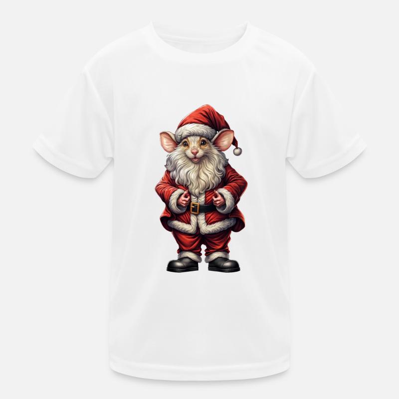 Santa Mouse 🎄🧀 T-shirt sport Enfant