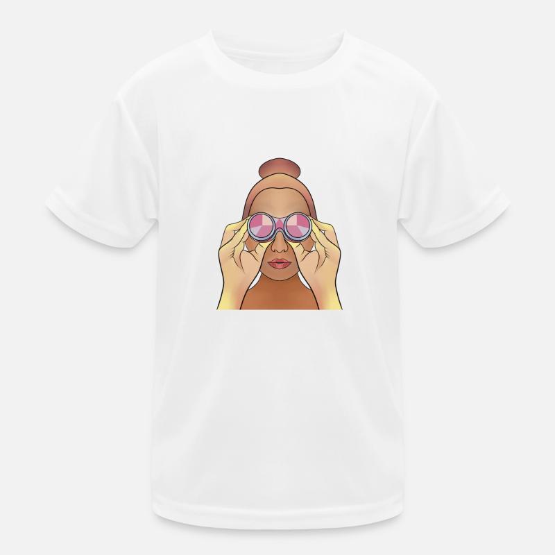 Binoculars Kids Functional T-Shirt