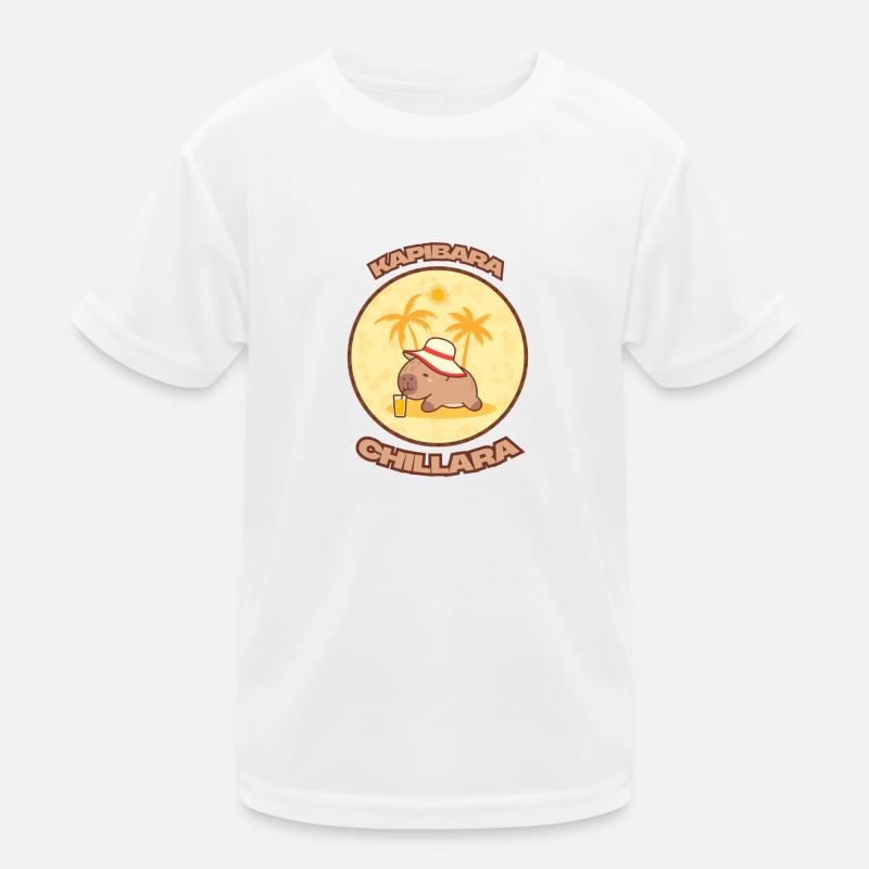 Capybara chillara T-shirt sport Enfant