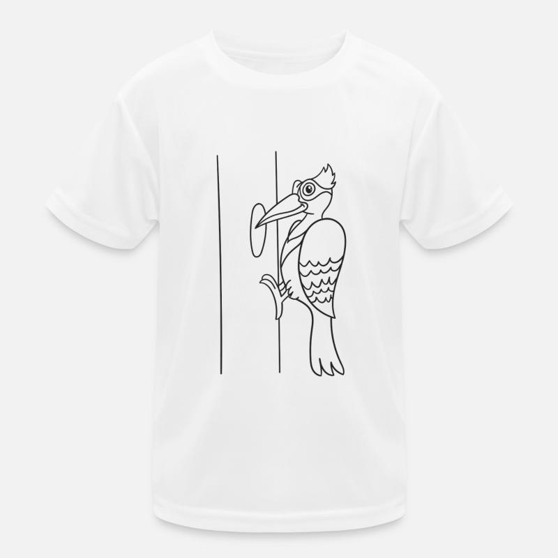 Specht, Vogel, Geschenk, Geschenkidee Kinder Funktions-T-Shirt