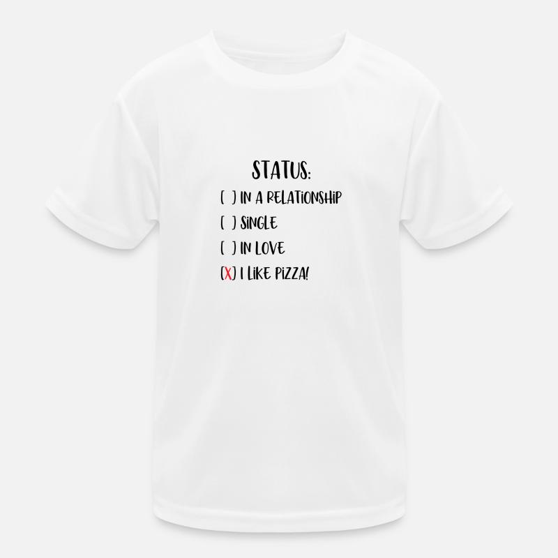 Pizza-Status Kinder Funktions-T-Shirt