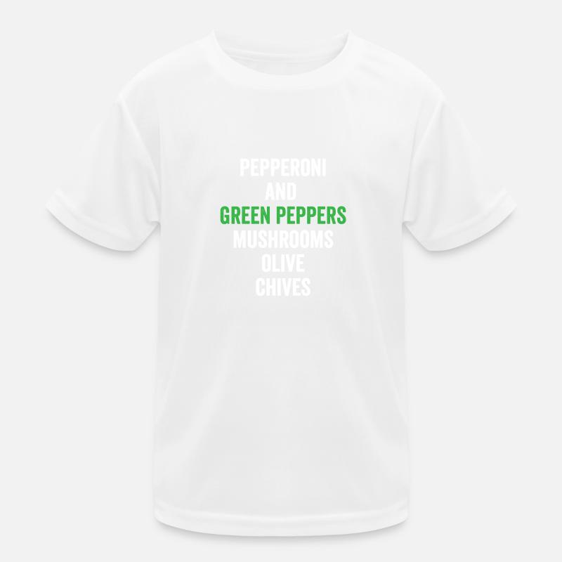 Pizza Kuchen Kinder Funktions-T-Shirt