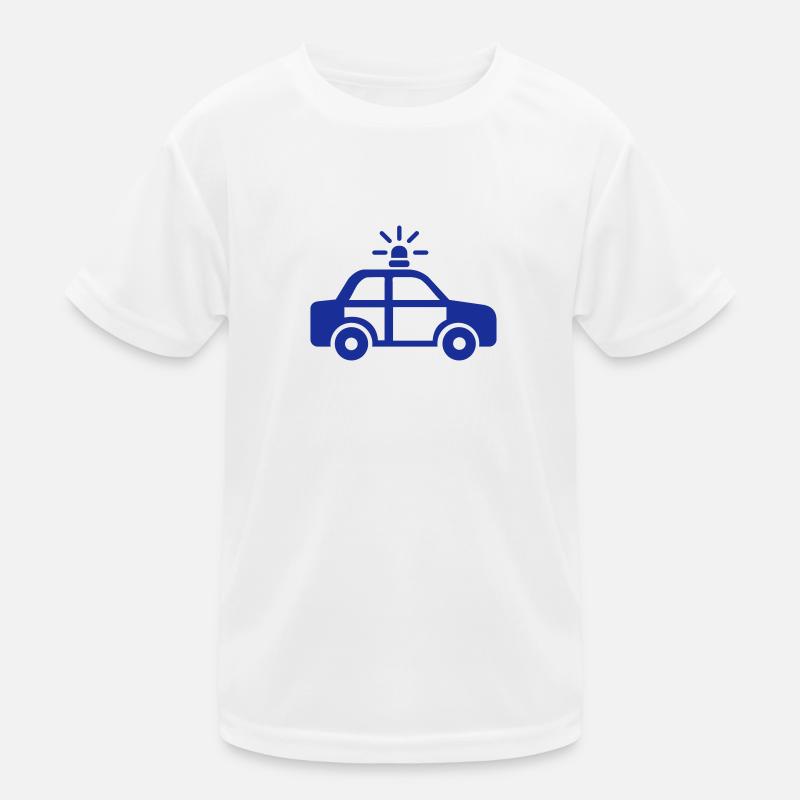 Police car Kids Functional T-Shirt