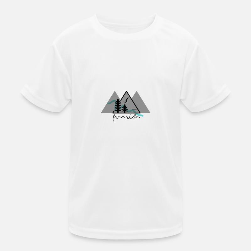 Freeride Kinder Funktions-T-Shirt