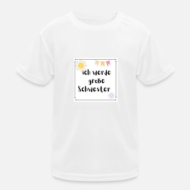 Große Schwester Kinder Funktions-T-Shirt