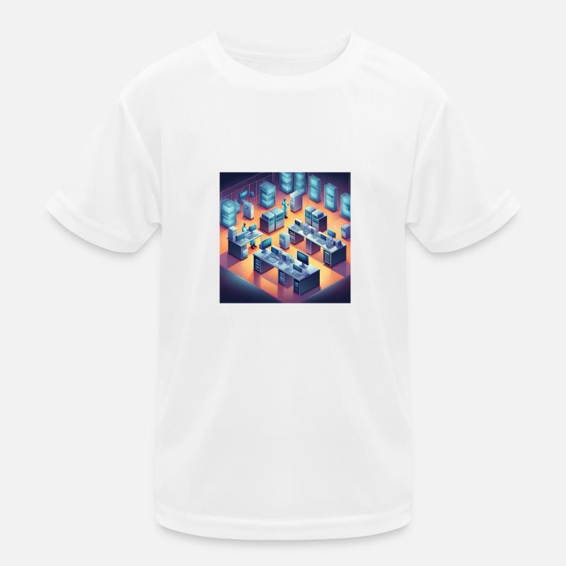 Server room Kids Functional T-Shirt