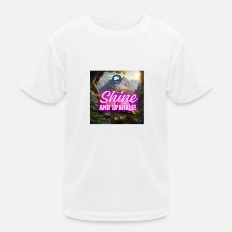 Emerald shine and sparkle Kids Functional T-Shirt