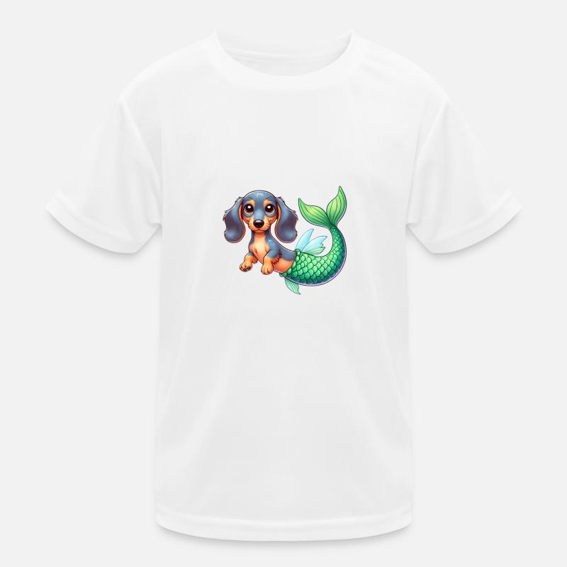 Sirène teckel T-shirt sport Enfant