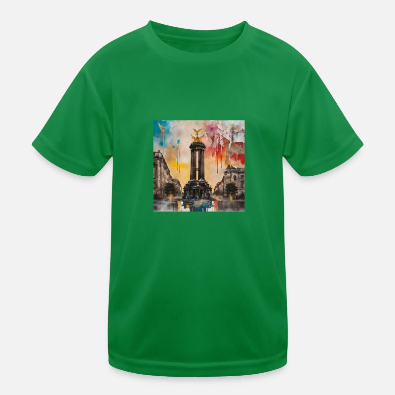 Siegessäule Kinder Funktions-T-Shirt