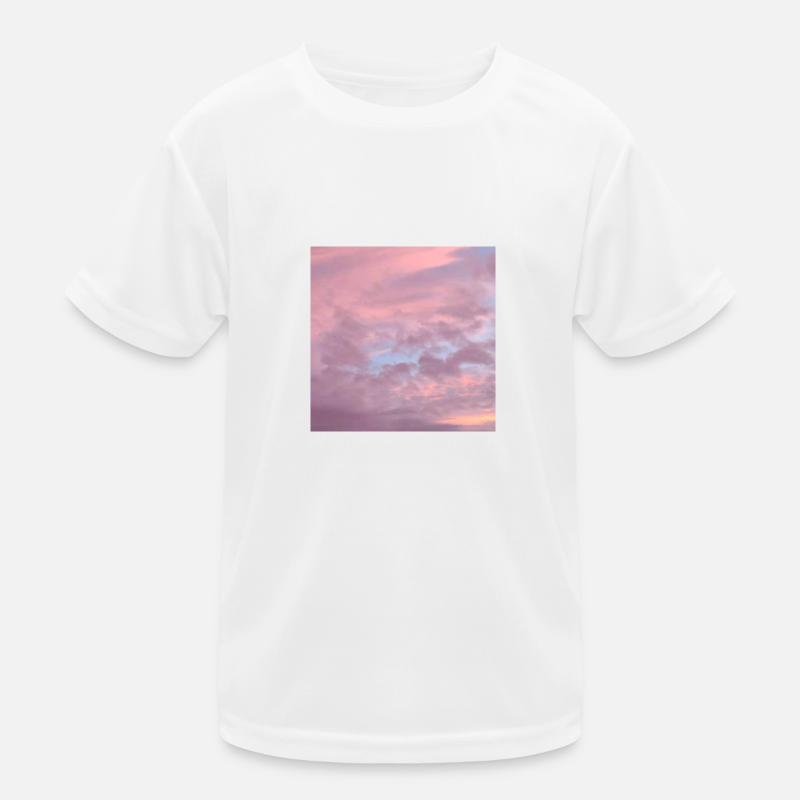 Coucher de soleil - Ciel & nuages rosé T-shirt sport Enfant