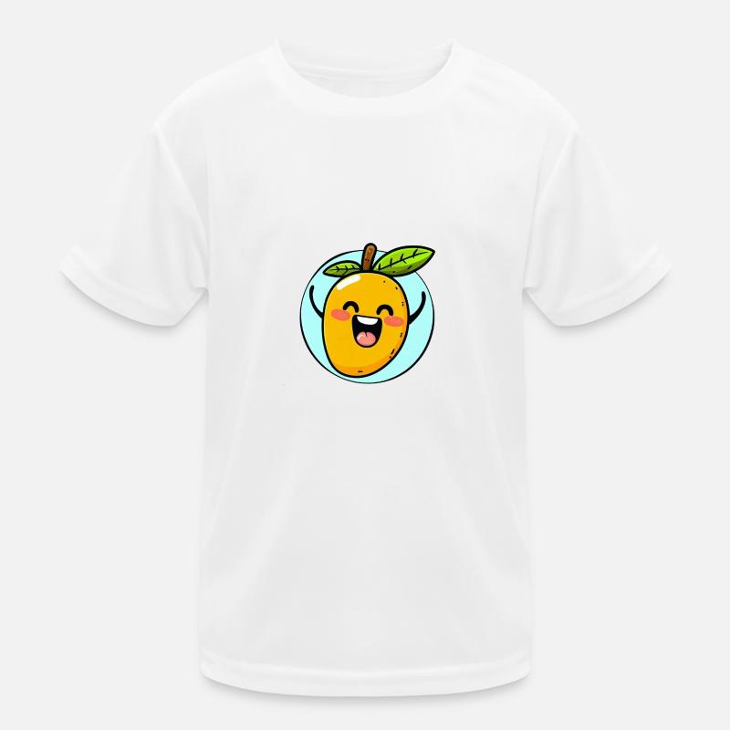 Fröhliche Mango Kinder Funktions-T-Shirt