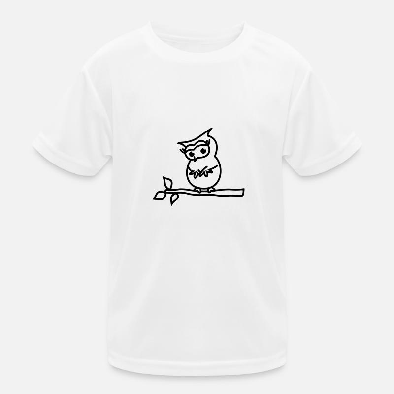 Süße Eule Kinder Funktions-T-Shirt