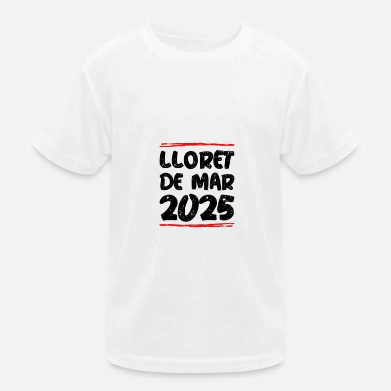 Lloret De Mar 2025 Spruch Kinder Funktions-T-Shirt
