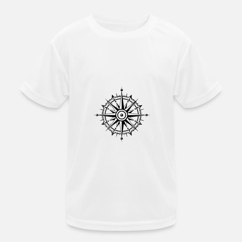 Compass icon Kids Functional T-Shirt