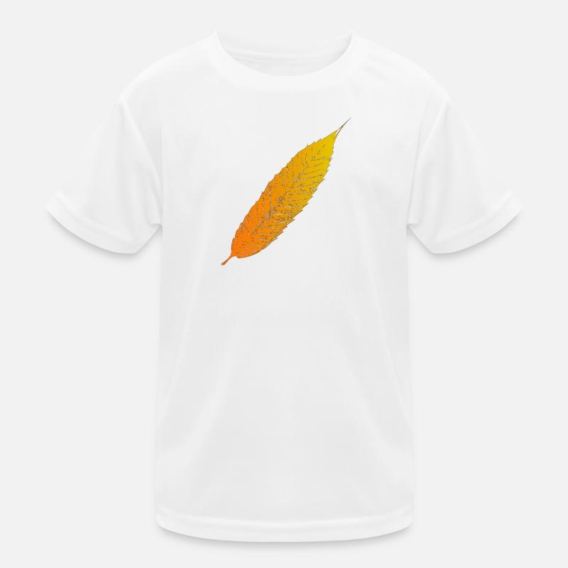 Autumn Leaf Gradient Kids Functional T-Shirt