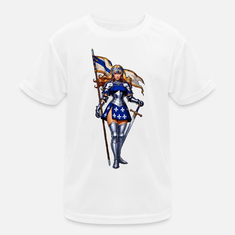 Jeanne d'Arc Cosplay Kinder Funktions-T-Shirt