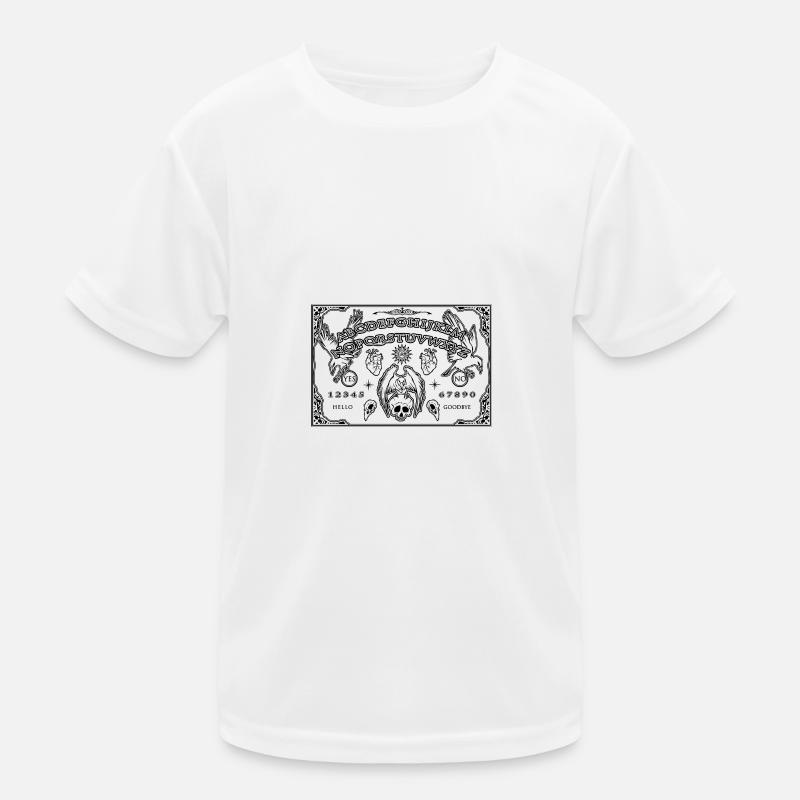 Spirit board & Planchette Halloween Raven Kids Functional T-Shirt