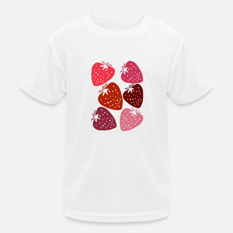 Fraises T-shirt sport Enfant