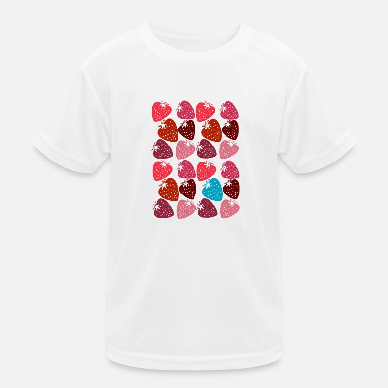 Fraises T-shirt sport Enfant
