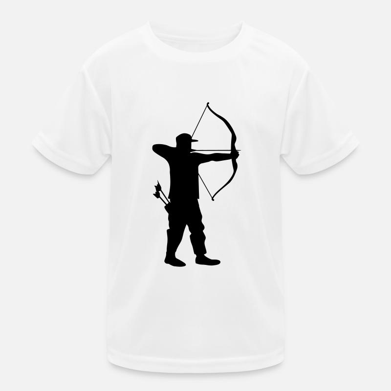 Archer archer archery with arrow quiver Kids Functional T-Shirt