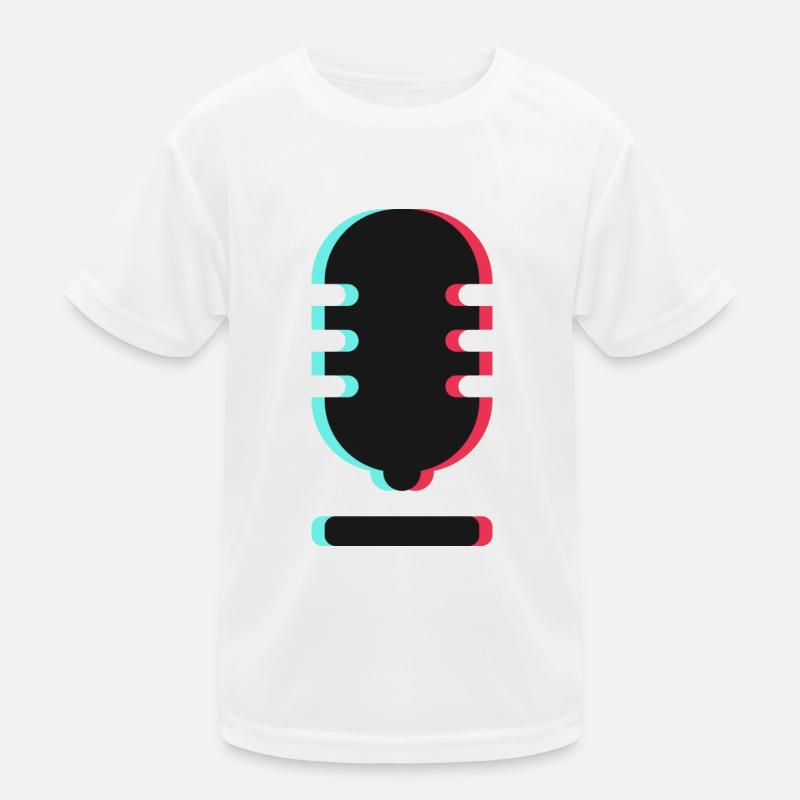 Microphone Logo Kids Functional T-Shirt