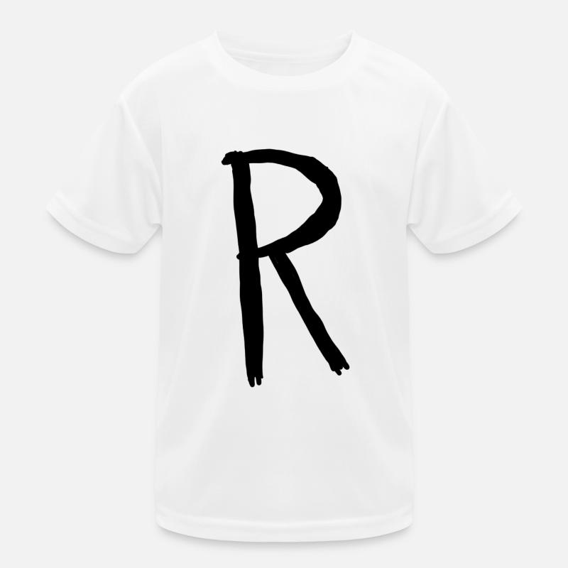 Buchstaben R Kinder Funktions-T-Shirt