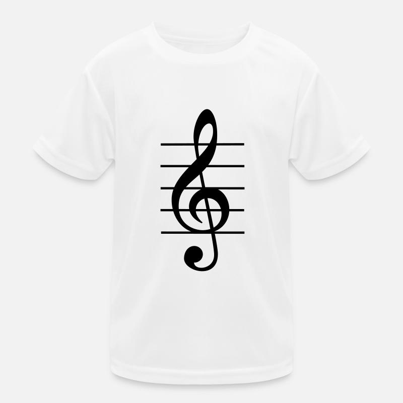 treble clef Kids Functional T-Shirt
