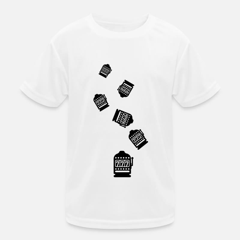 One-armed bandit silhouette icon Kids Functional T-Shirt