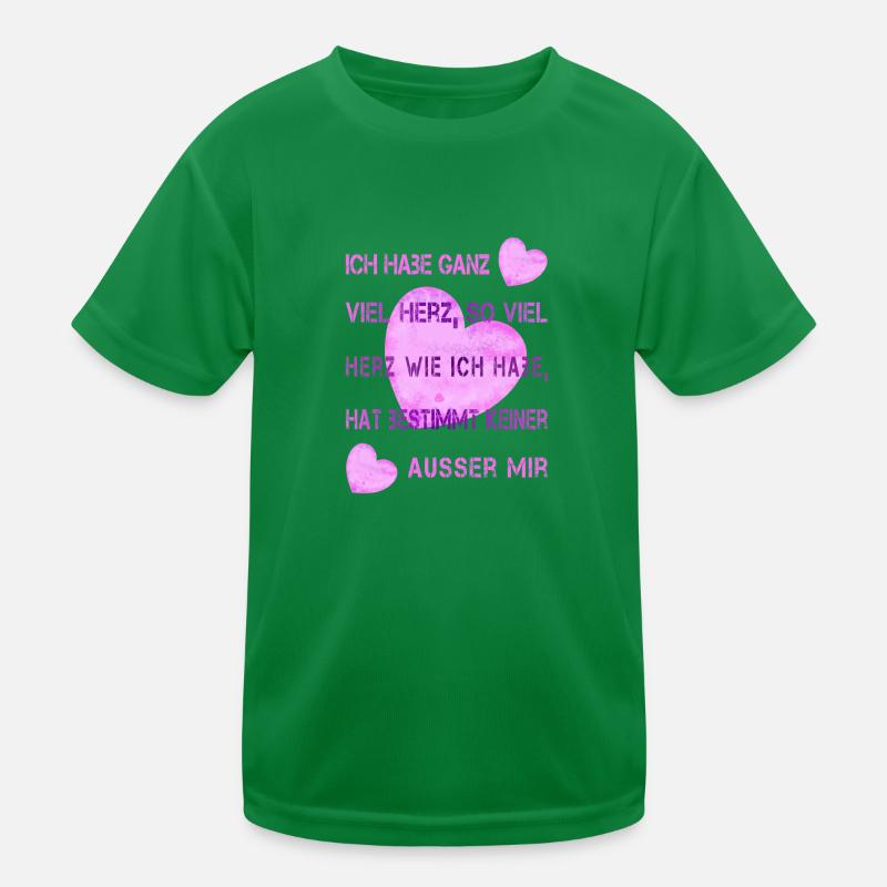 gute Seele viel Herz Kinder Funktions-T-Shirt