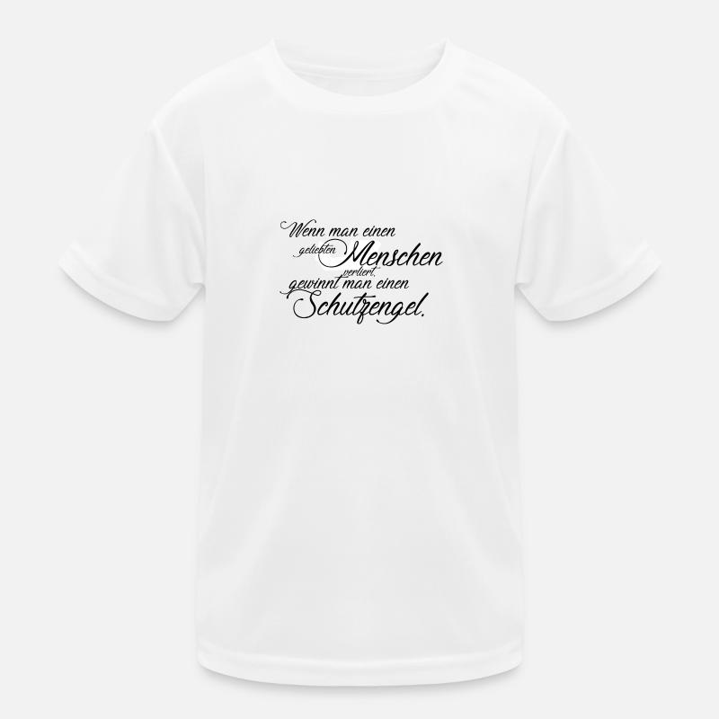 Schutzengel Spruch Kinder Funktions-T-Shirt