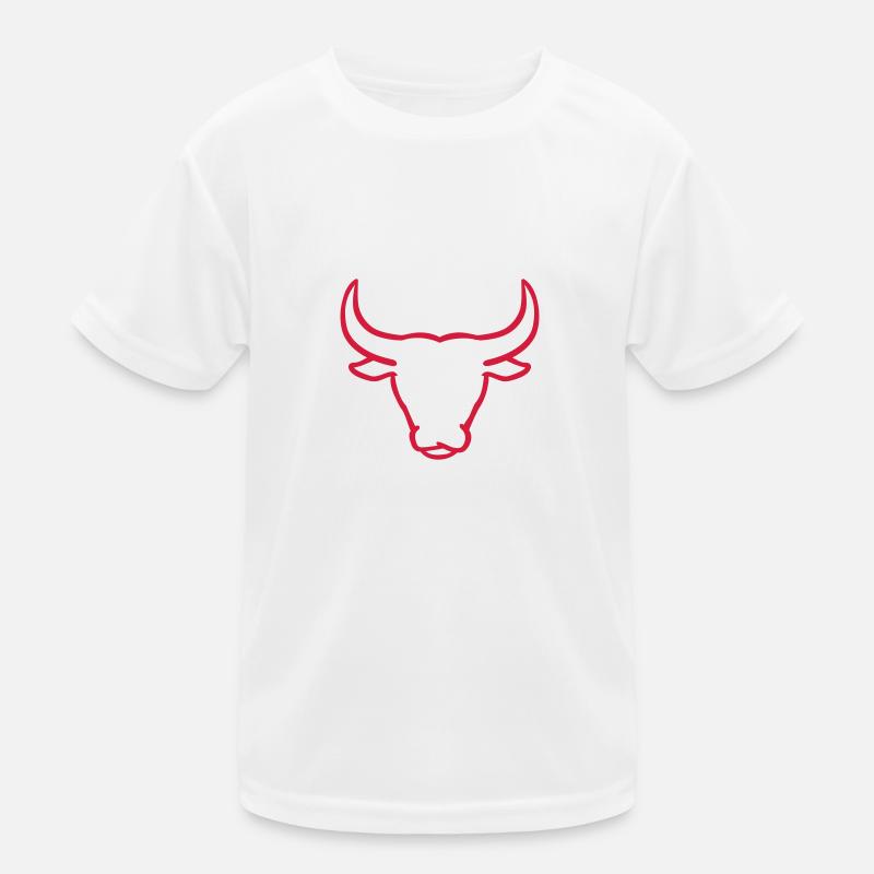 Stier Kinder Funktions-T-Shirt