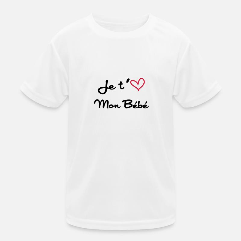 je t'aime mon bébé T-shirt sport Enfant